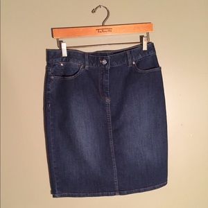 Talbots Denim Skirt
